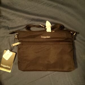 Baggallini Dark Brown Messenger Bag